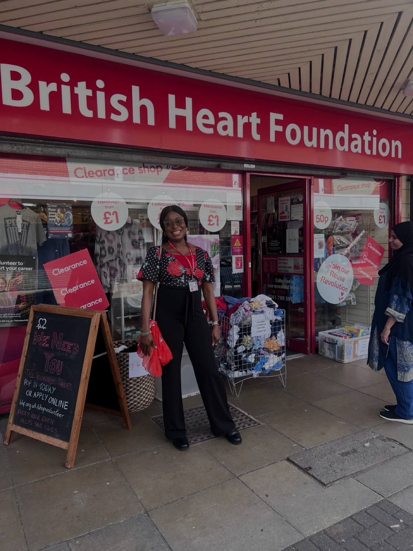 British Heart Foundation volunteer event photo