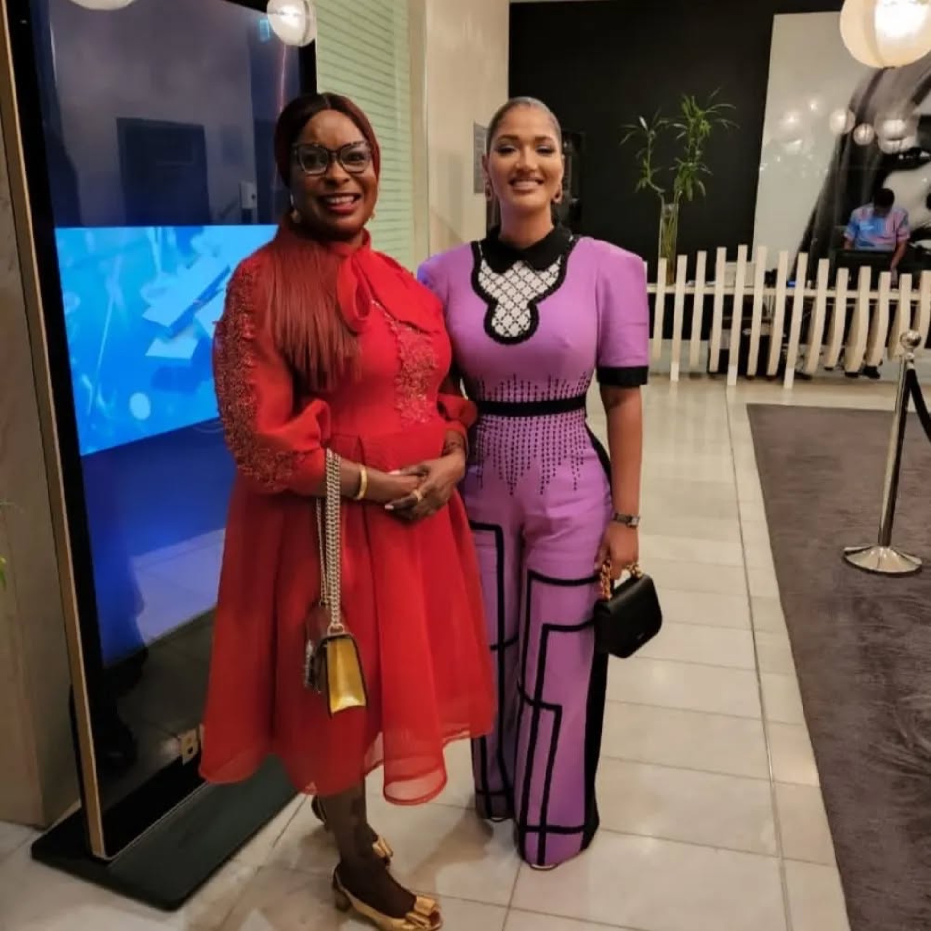 Dr. Ibiso Hart networking at an industry event